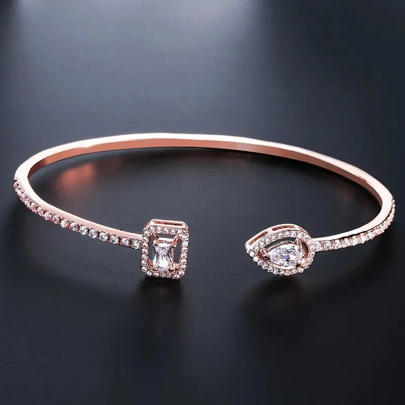 Sunymox Jewelry gold cuff bracelet for women