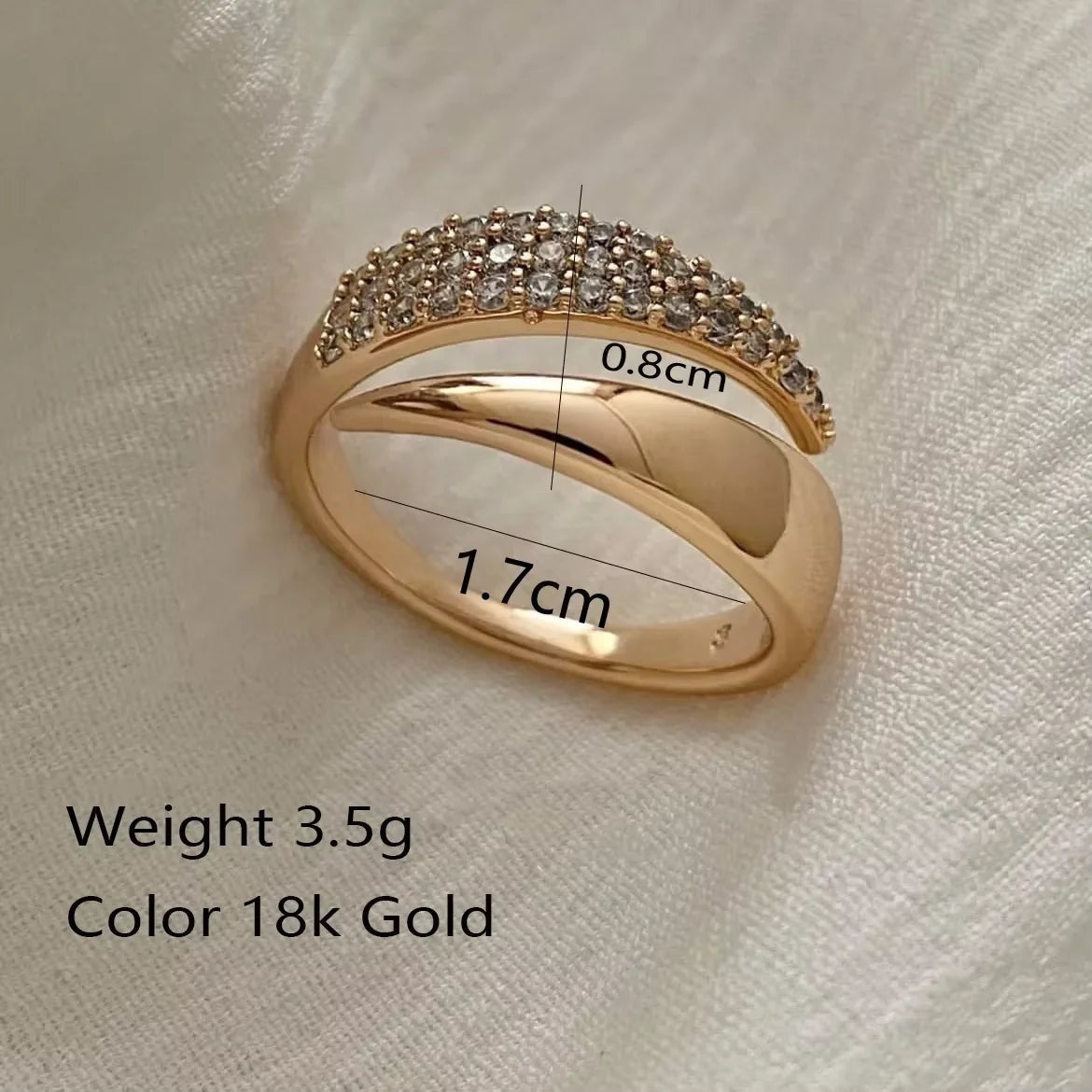 RAJA RING New Stainless Steel 18 K Gold Plated Sun Rings for Women Natural Stone Inlaid in Hollow Metal Texture Ring Trendy Jewelry - Sunymox Jewelry