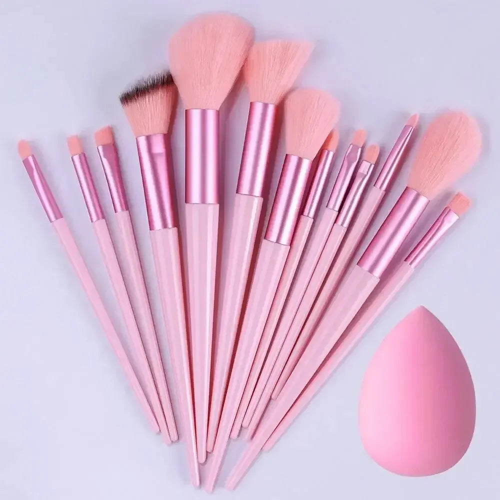 Detailed brush types with labels