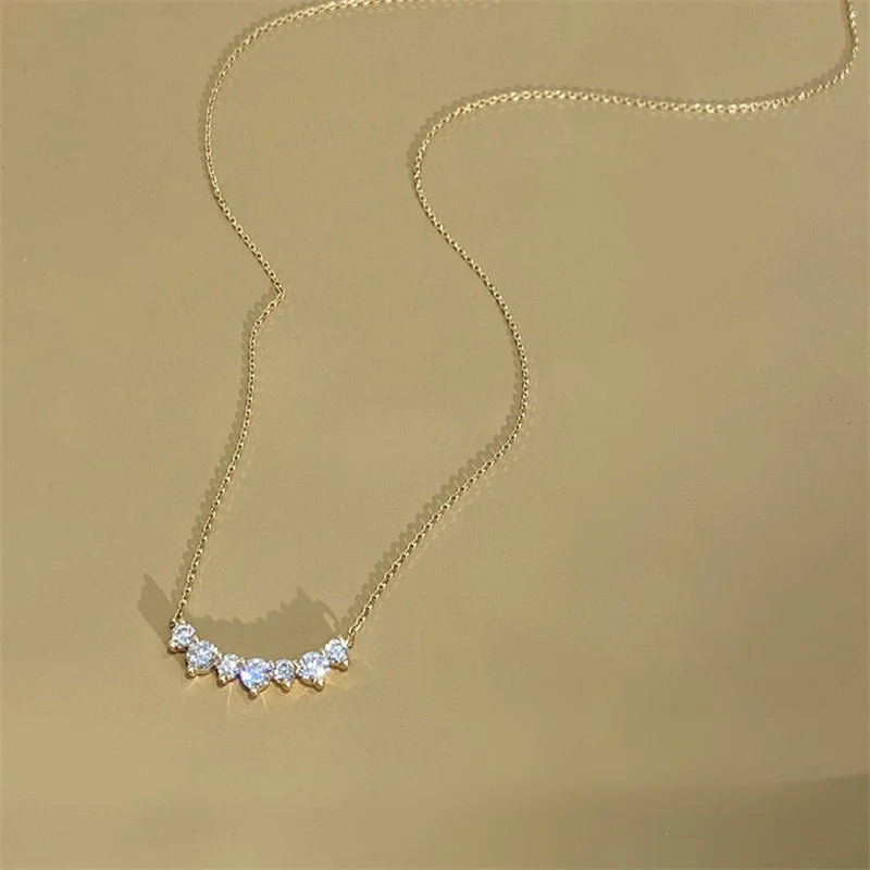 Noha 925 Sterling Silver Plated 18K Gold Geometric CZ - Sunymox Jewelry