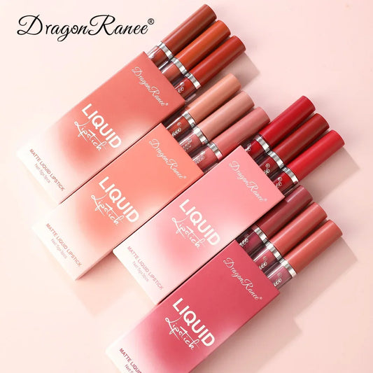 3 PCS Liquid Lipsticks Set Long Lasting Make Up For Women - Sunymox Jewelry